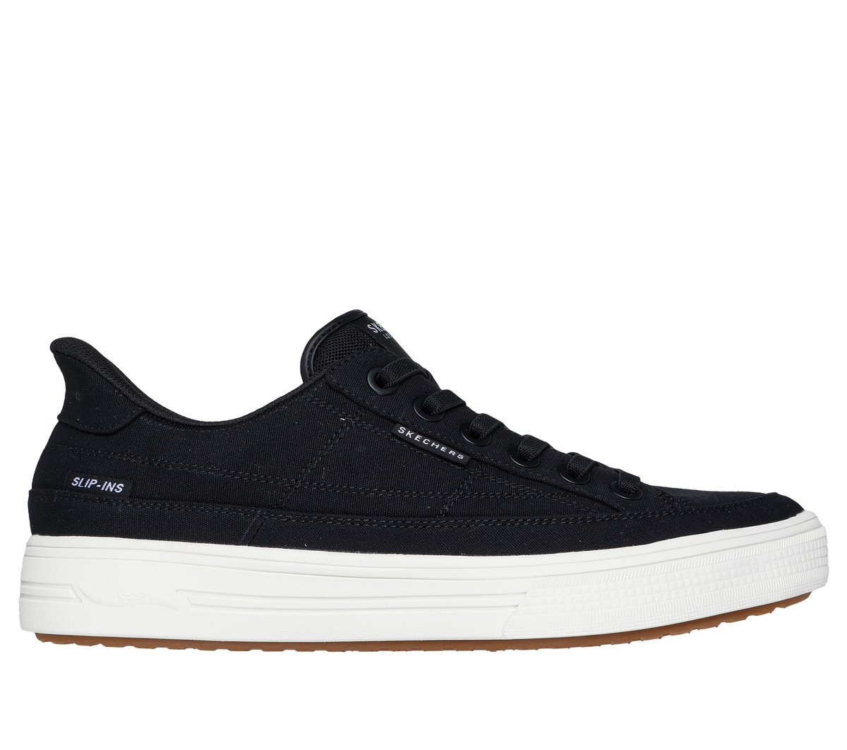 Skechers Slip-ins: Arch Fit Arcade - See Ya There en Negro, talla 41, Vegan