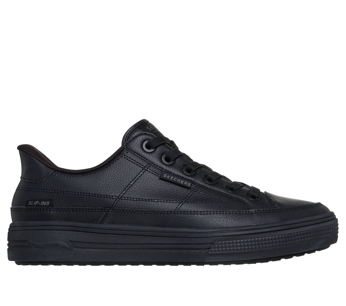Skechers mężczyźni Slip-ins: Arch Fit Arcade - Catch Ya There w Czarny, Rozmiar 41, Nadają się do prania w pralce Sneakersy