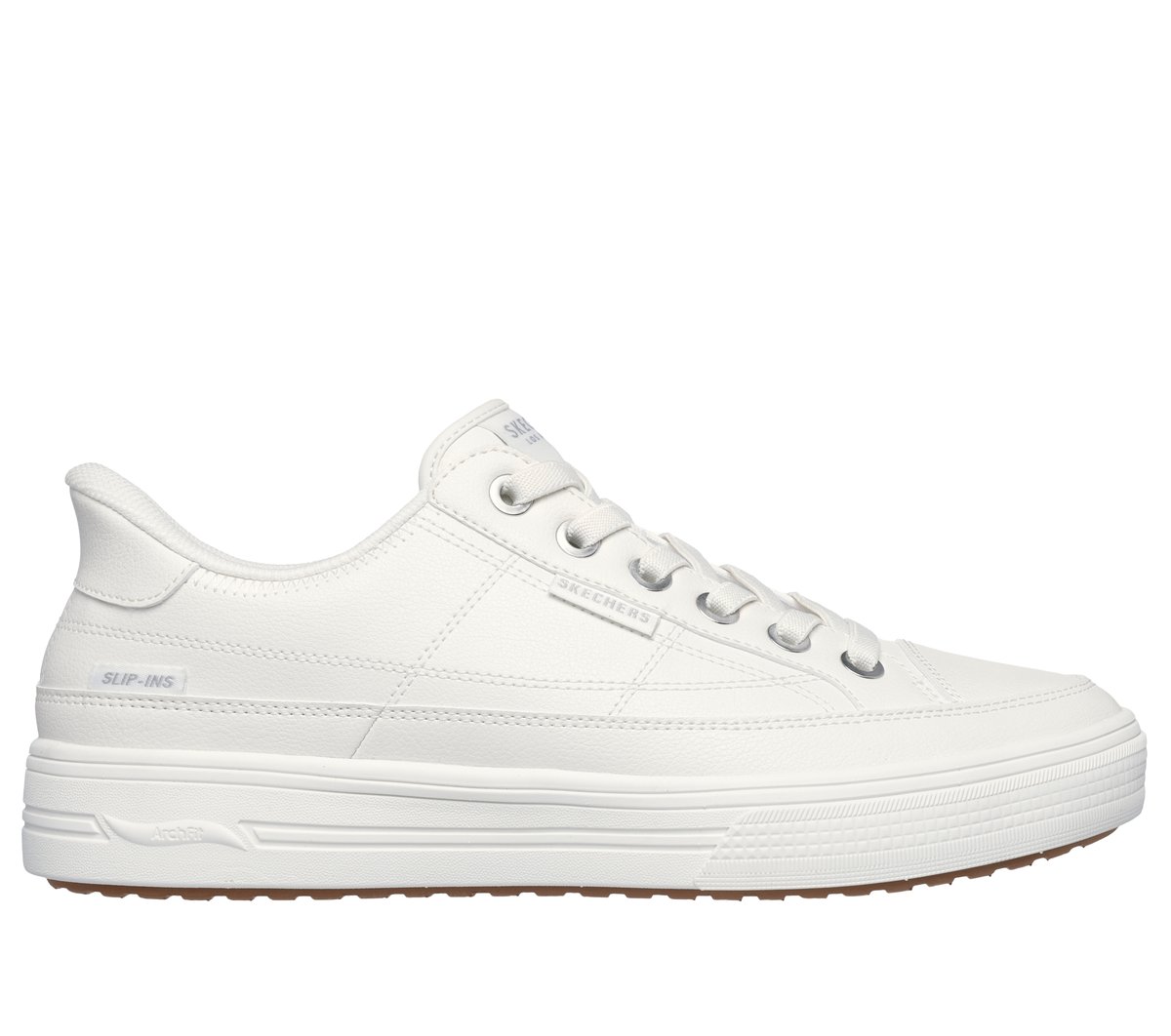 Skechers Slip-ins: Arch Fit Arcade - Catch Ya There en Blanca, talla 41.5
