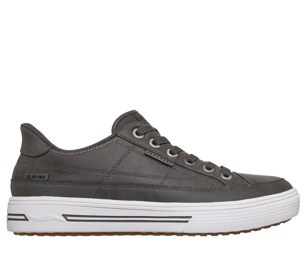 Skechers Slip-ins Arch Fit Arcade - Join Ya There Chaussures Moyen Width en Gris Anthracite Pointure 46 Vegan Lavable en machine 85 €