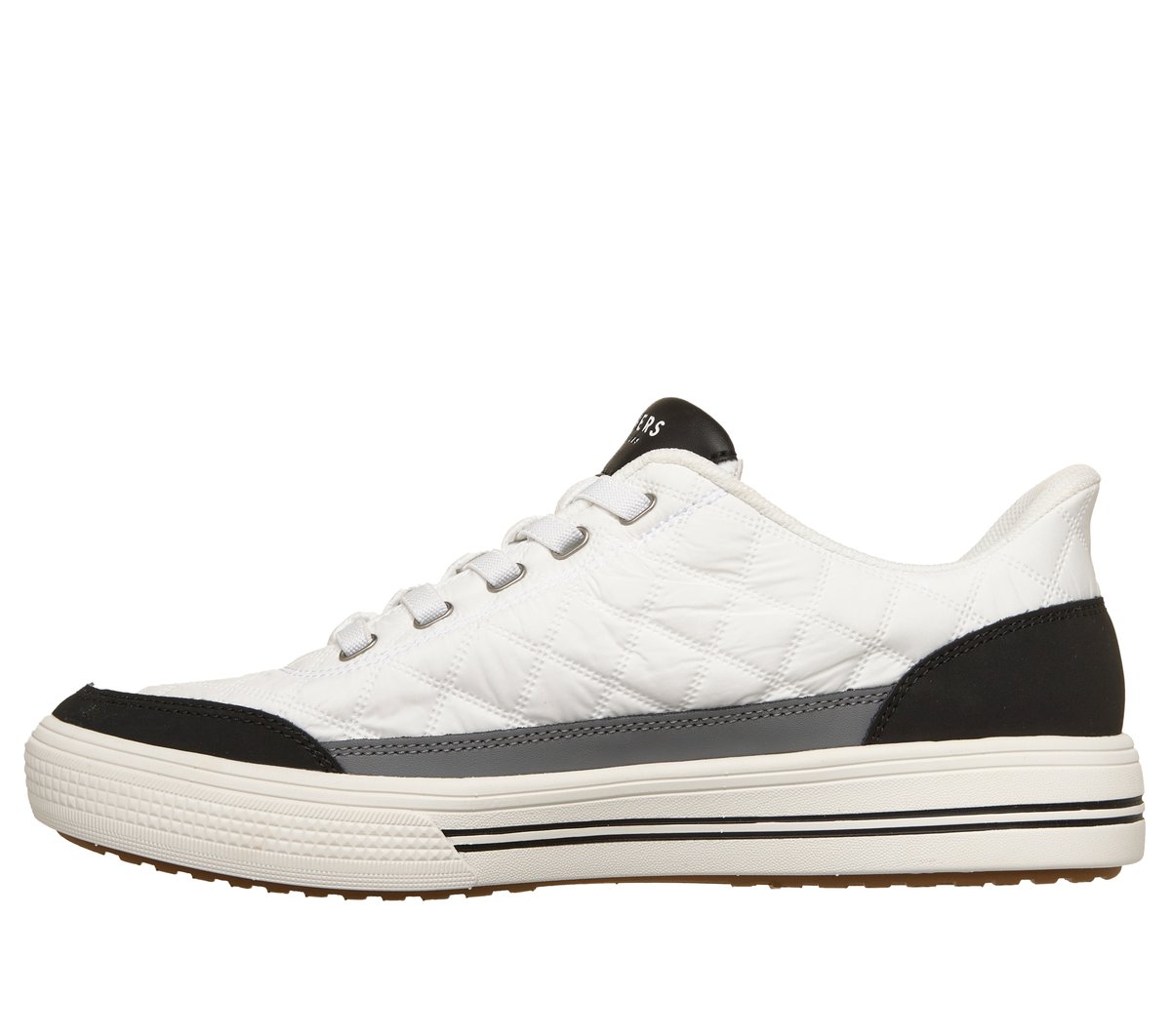 Skechers Slip-ins: Arch Fit Arcade - Cozy Fit Charming Daze Chaussures Moyen Width en Blanc/Noir