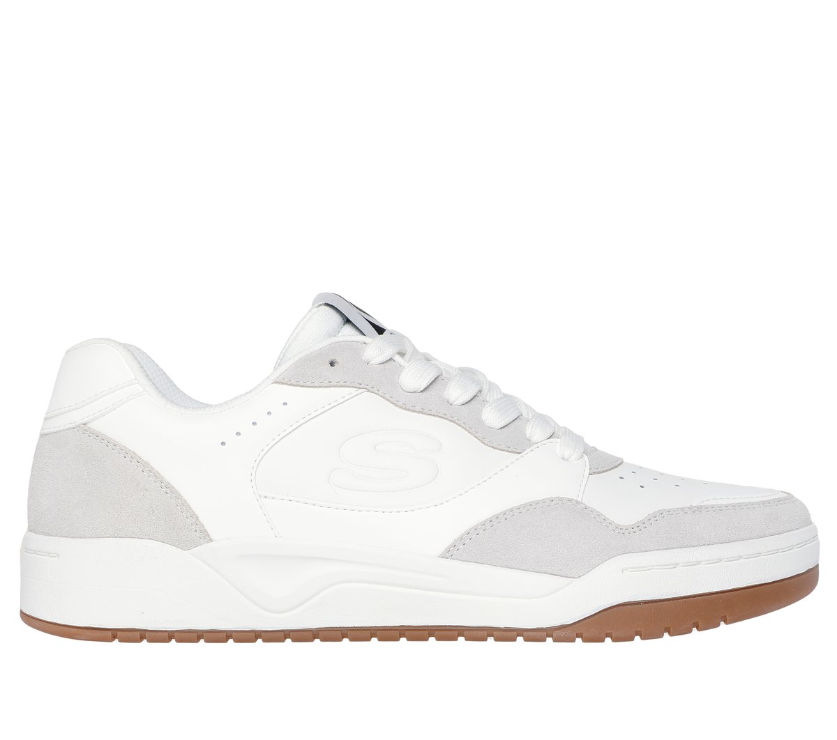 Skechers Koopa Court - Volley Low Varsity en Blanca, talla 45.5