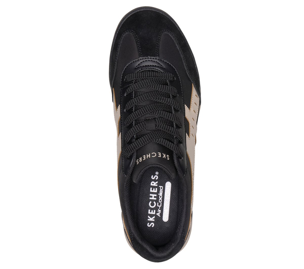 Skechers Zinger - Manzanilla Superado Chaussures Moyen Width en Noir/Beige