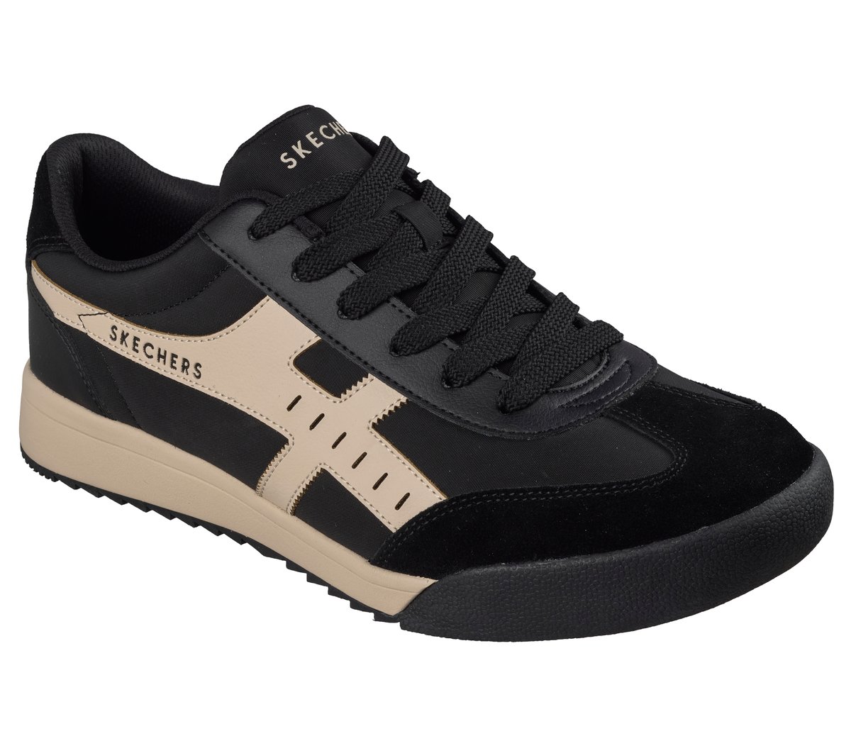 Skechers Zinger - Manzanilla Superado Chaussures Moyen Width en Noir/Beige