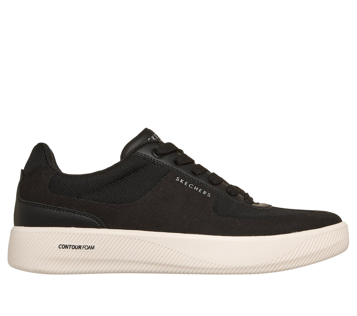 Skechers Arch Fit Court Break - Comodo Comfort en Negro, talla 42, Vegan