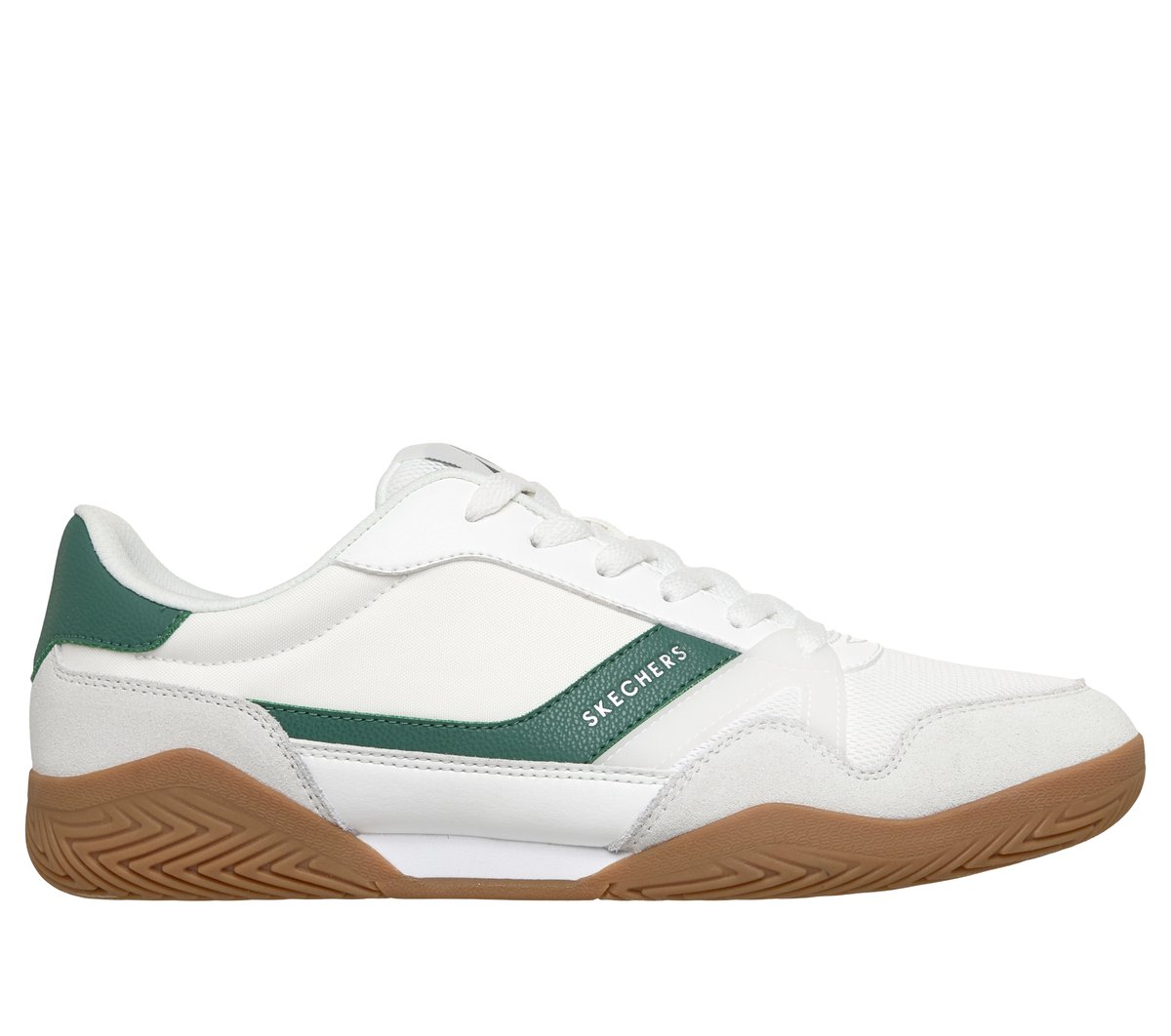 Skechers Zinger Evo - Debut Brace en Blanco/Verde, talla 46