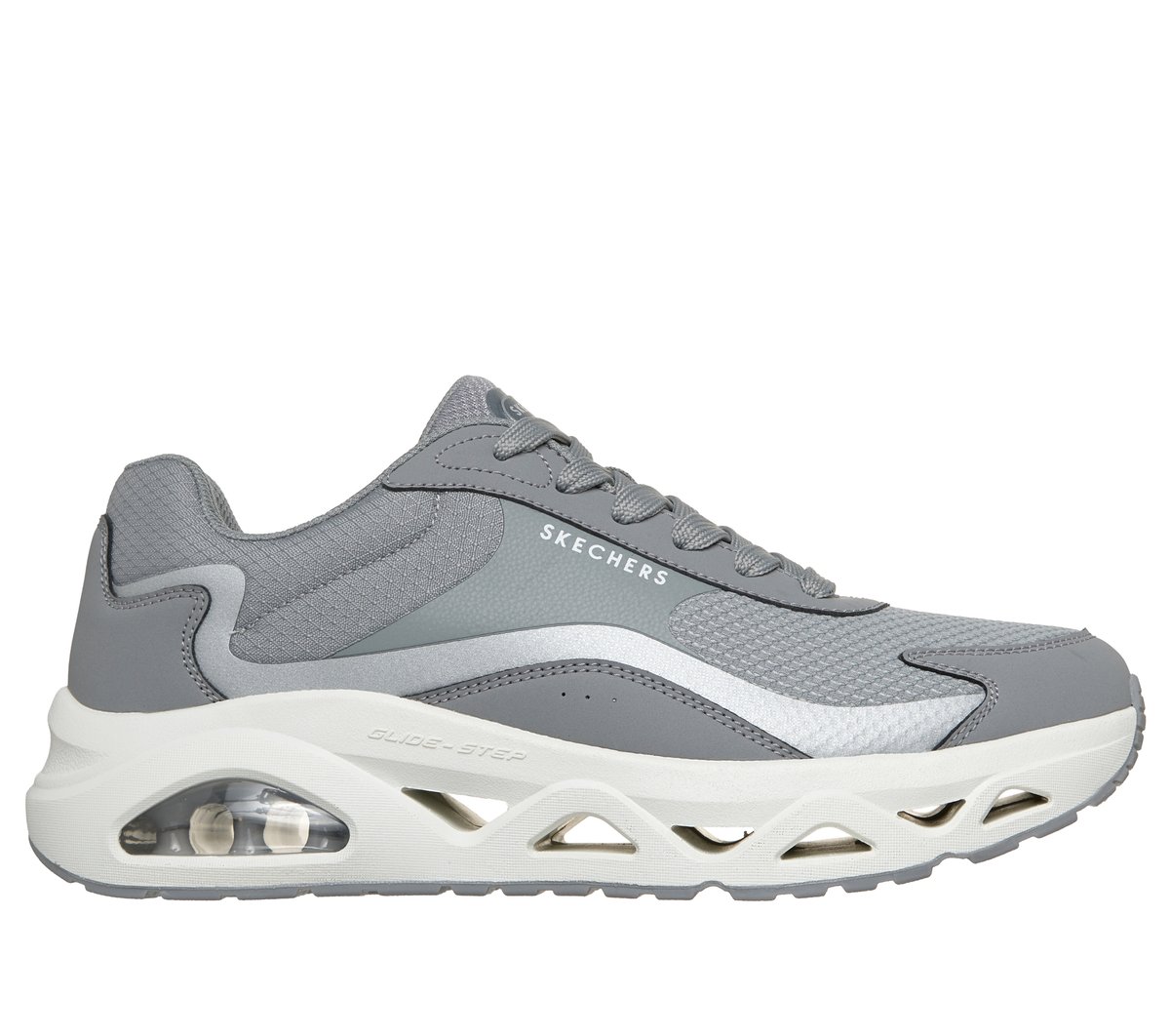 Skechers UNO Glide-Step - Glide Surge en Gris, talla 47.5