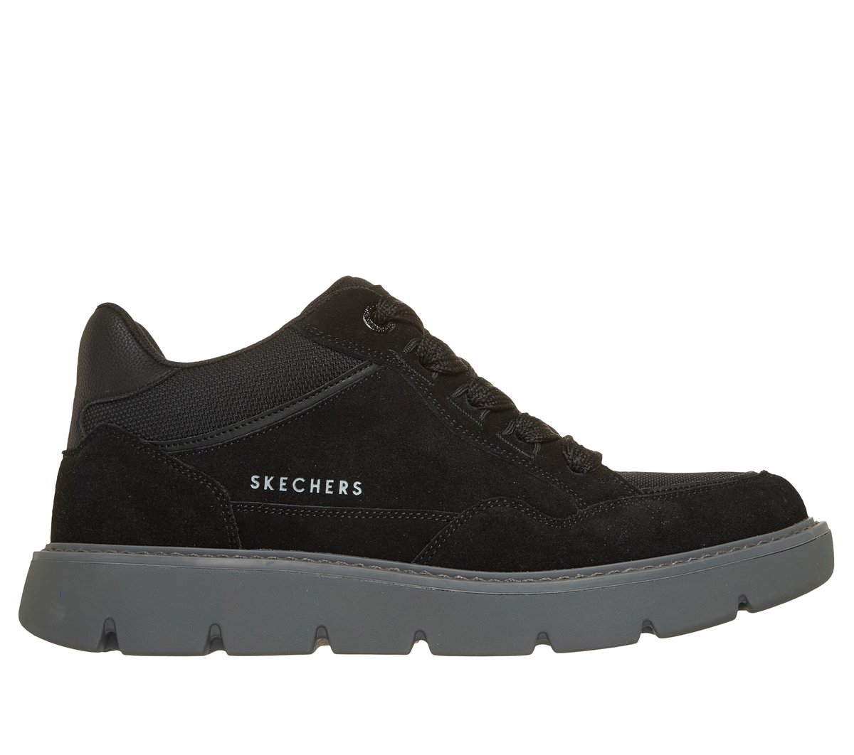 Skechers Men's Keepsakes Cosy - Street Hiker Vibe Sneaker in Black/Gray