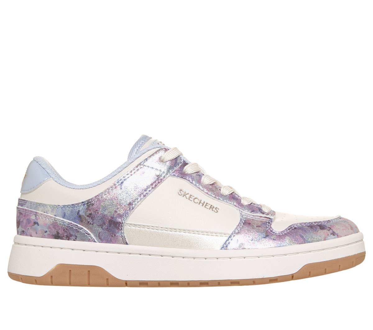 Skechers Asher - Elegant Bloom en Lavanda, talla 36, lavable a máquina