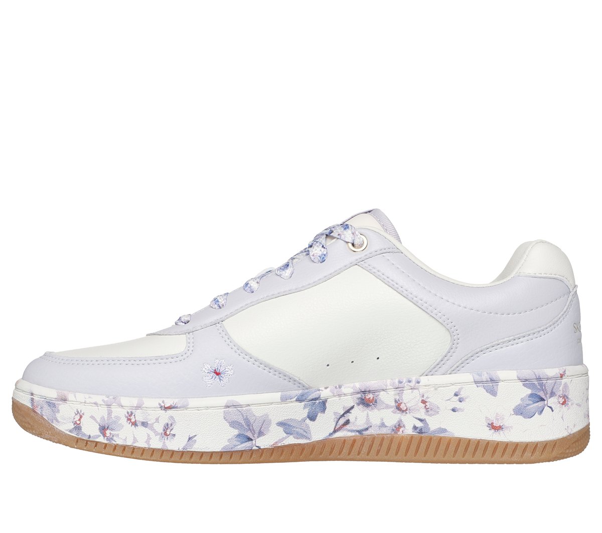 Sport Court 2.0 - Floral Frenzy — WHITE / LAVENDER