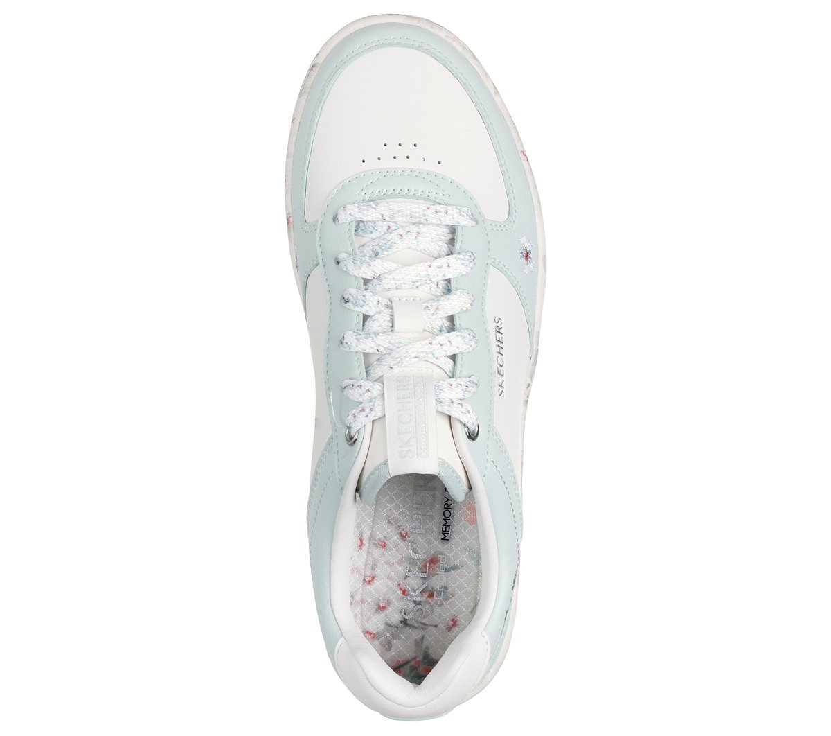 Sport Court 2.0 - Floral Frenzy — WHITE / MINT
