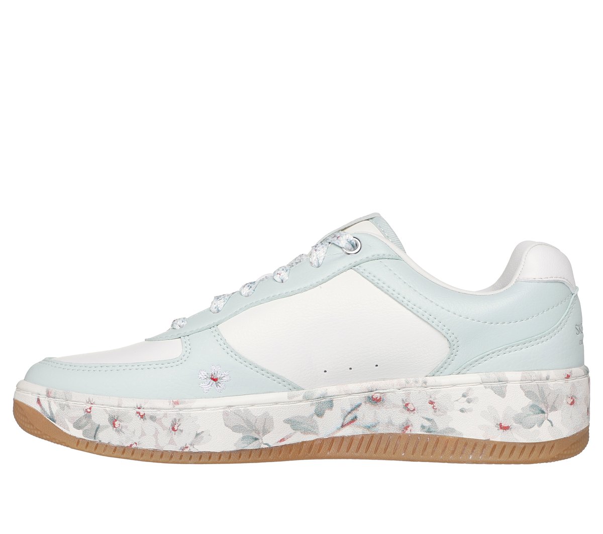 Sport Court 2.0 - Floral Frenzy — WHITE / MINT
