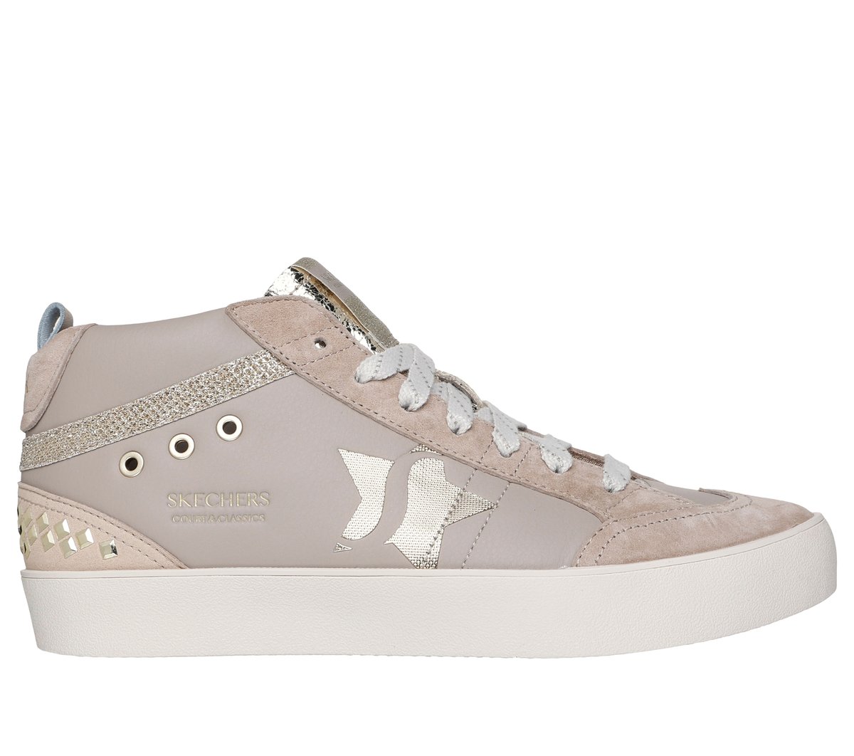 Strand Star - Studded Step — TAUPE / GOLD