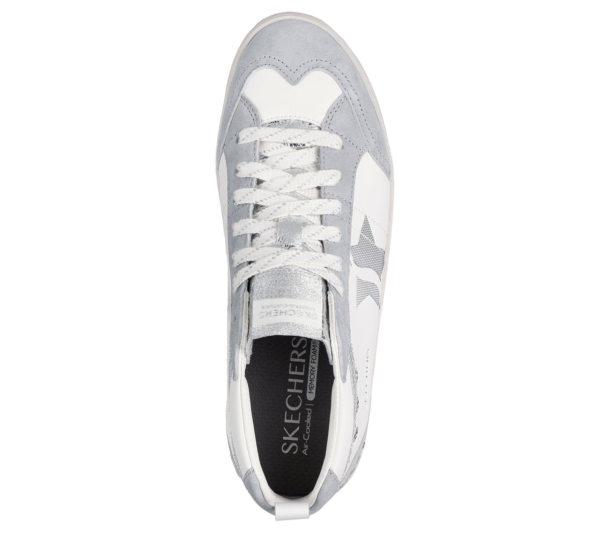 Strand Star - Studded Step — WHITE / SILVER