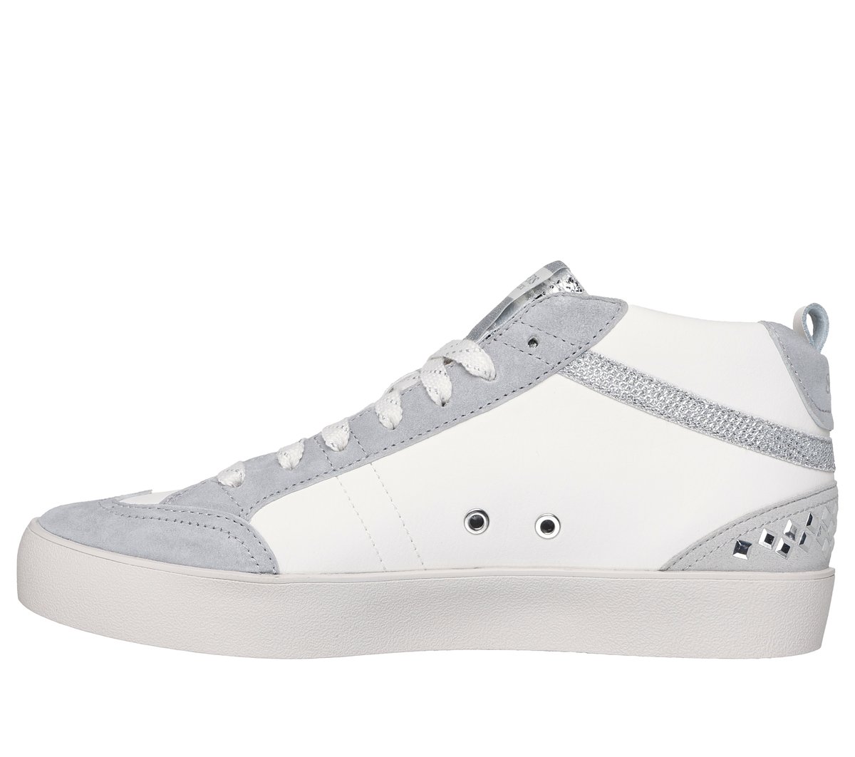 Strand Star - Studded Step — WHITE / SILVER