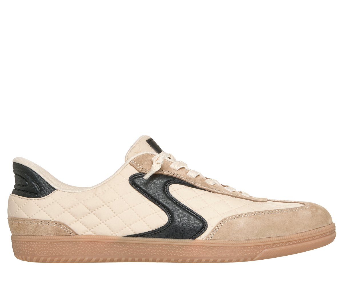 Skechers Slip-ins: Hotshot - Cozy Fit Soft Luxe en Natural/Negro, talla 36