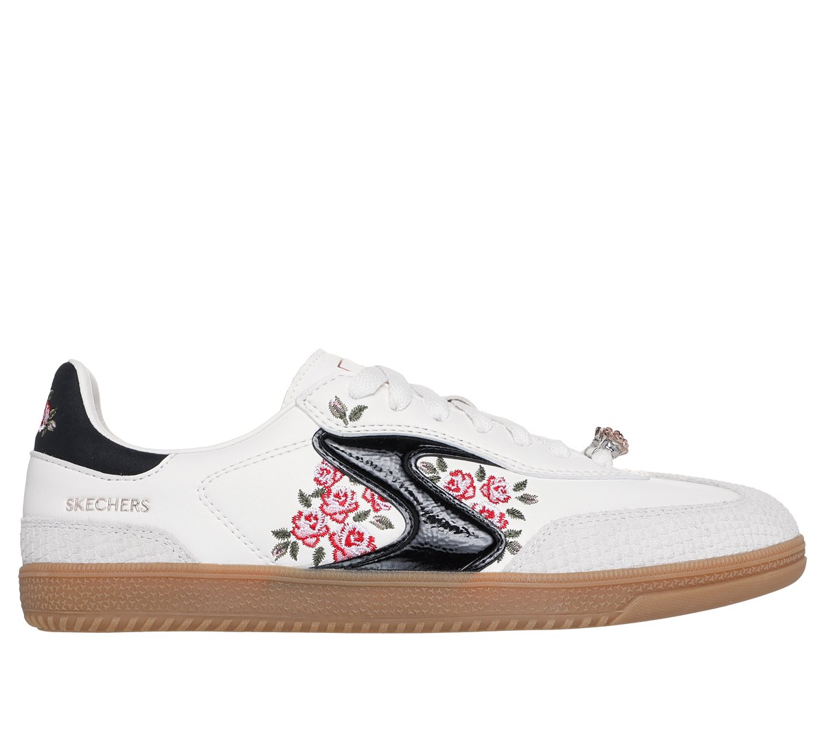 Skechers Hotshot - Fiercely Floral en Blanco, talla 40.5