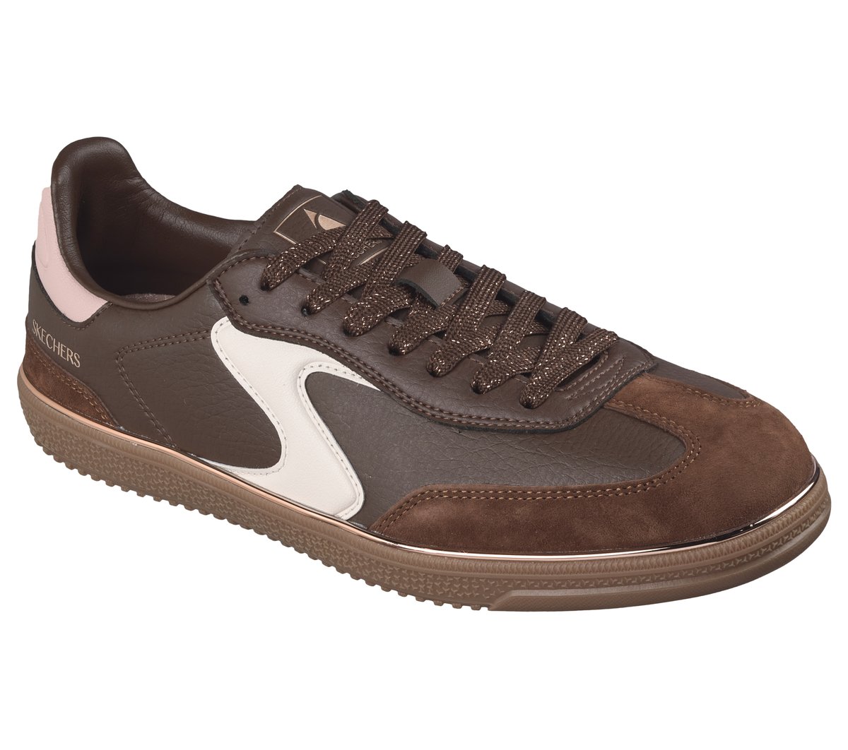 Skechers Hotshot - Living Luxe Chaussures Moyen Width en Brun/Rose