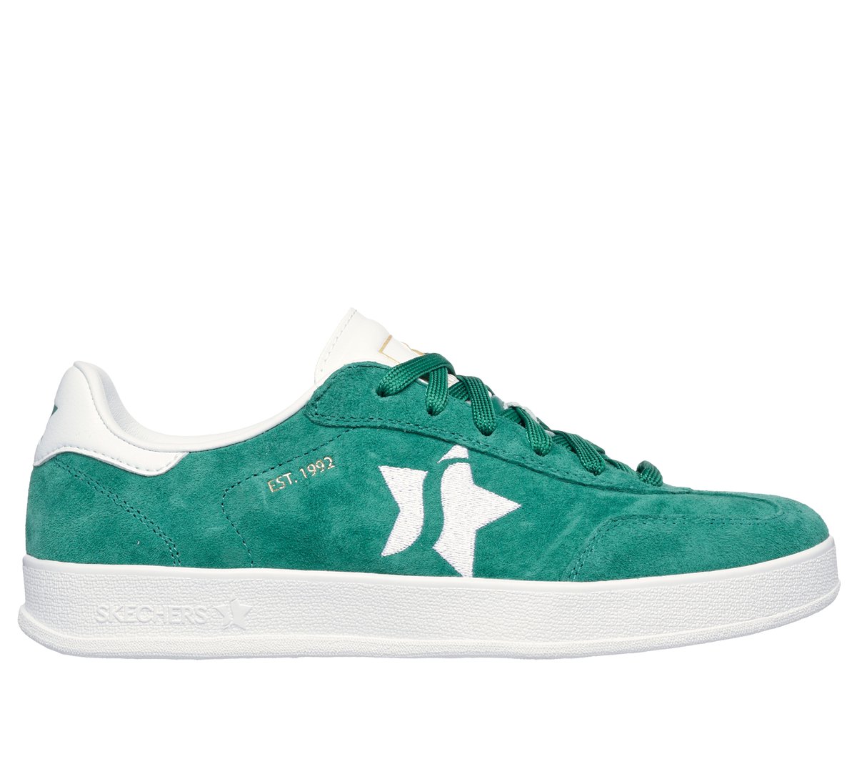 Skechers Academy - Court Charm en Verde, talla 38