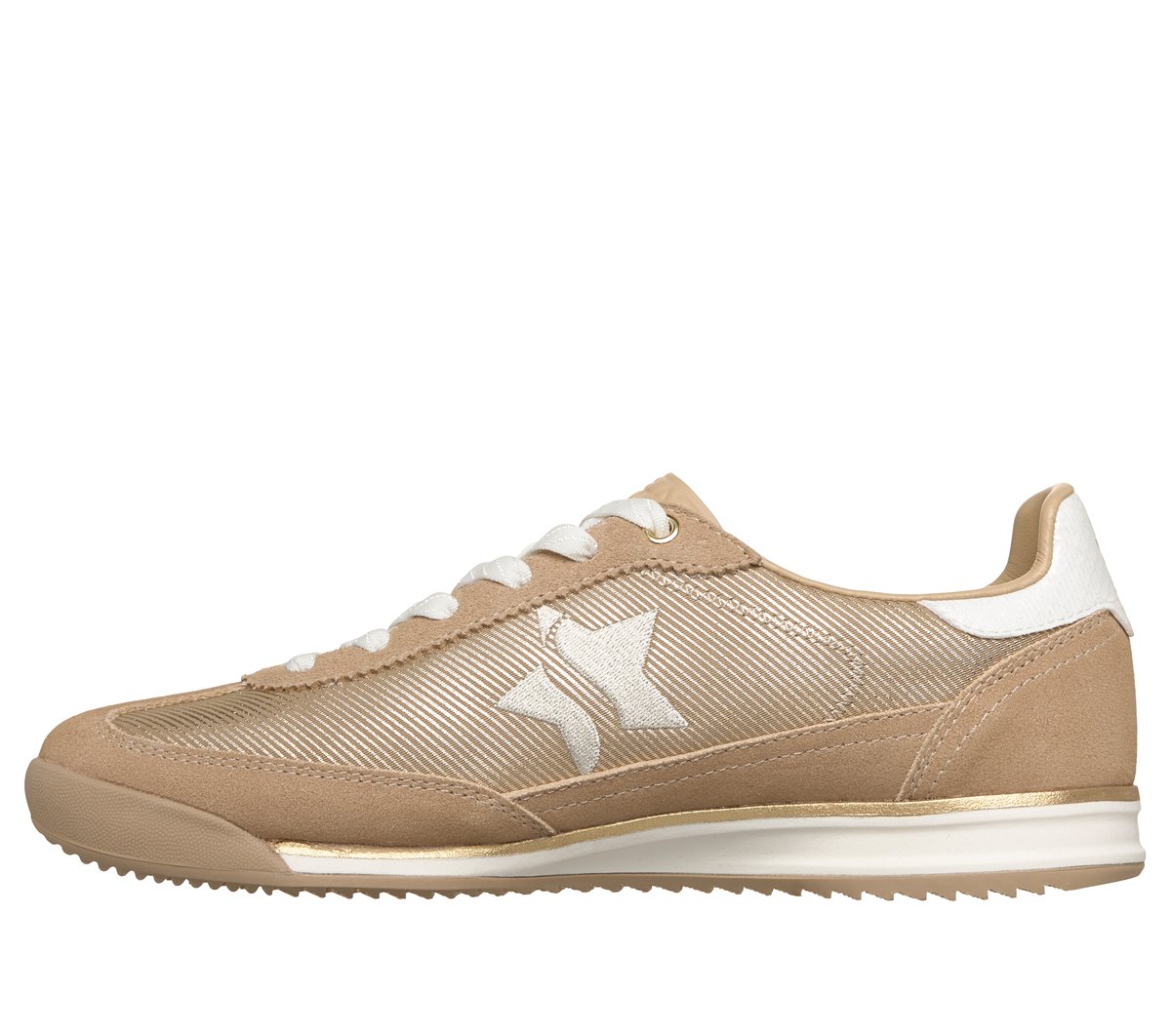 Skechers SKX 92 - Perfectly Shimmered Chaussures Moyen Width en Beige/Doré