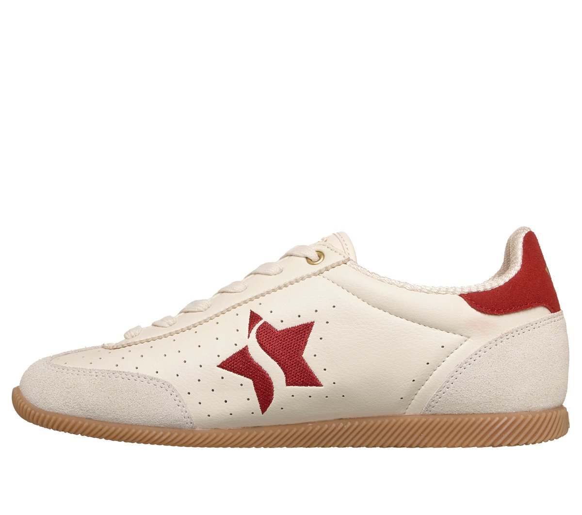 Skechers Midcity - City Crush Chaussures Moyen Width en Beige/Rouge