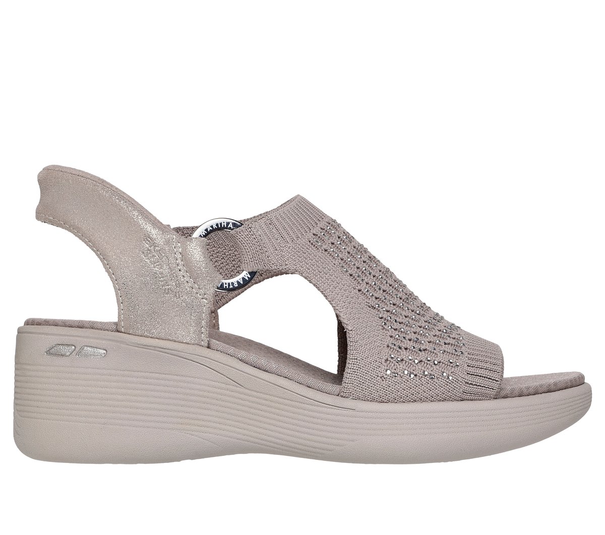 Skechers Slip-ins Martha Stewart: Pier-Lite - Park Path en Taupe, talla 37, Vegan