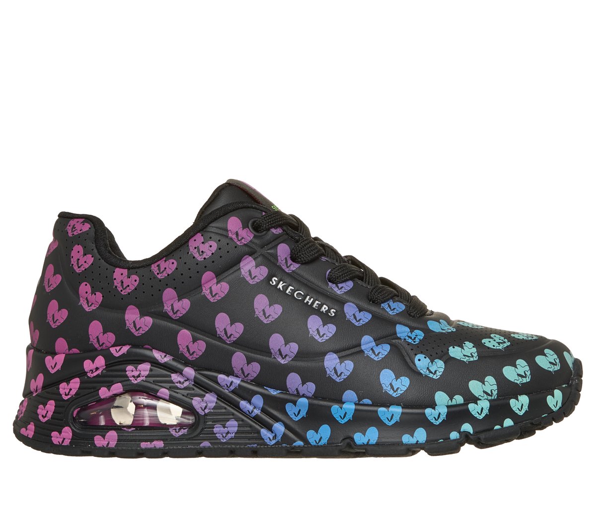 Skechers Jason Naylor: UNO - Live Life Colorfully en Negro, talla 38.5