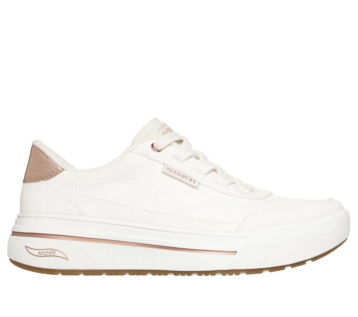 Skechers Arch Fit Arcade HI - Moving Along Chaussures Moyen Width en Blanc Pointure 38 Vegan Lavable en machine 80 €