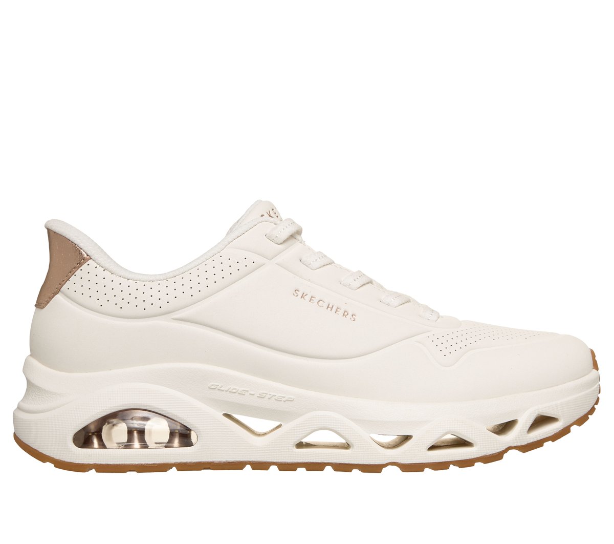 Skechers Slip-ins: UNO Glide-Step - Glide On Air en Blanca, talla 36