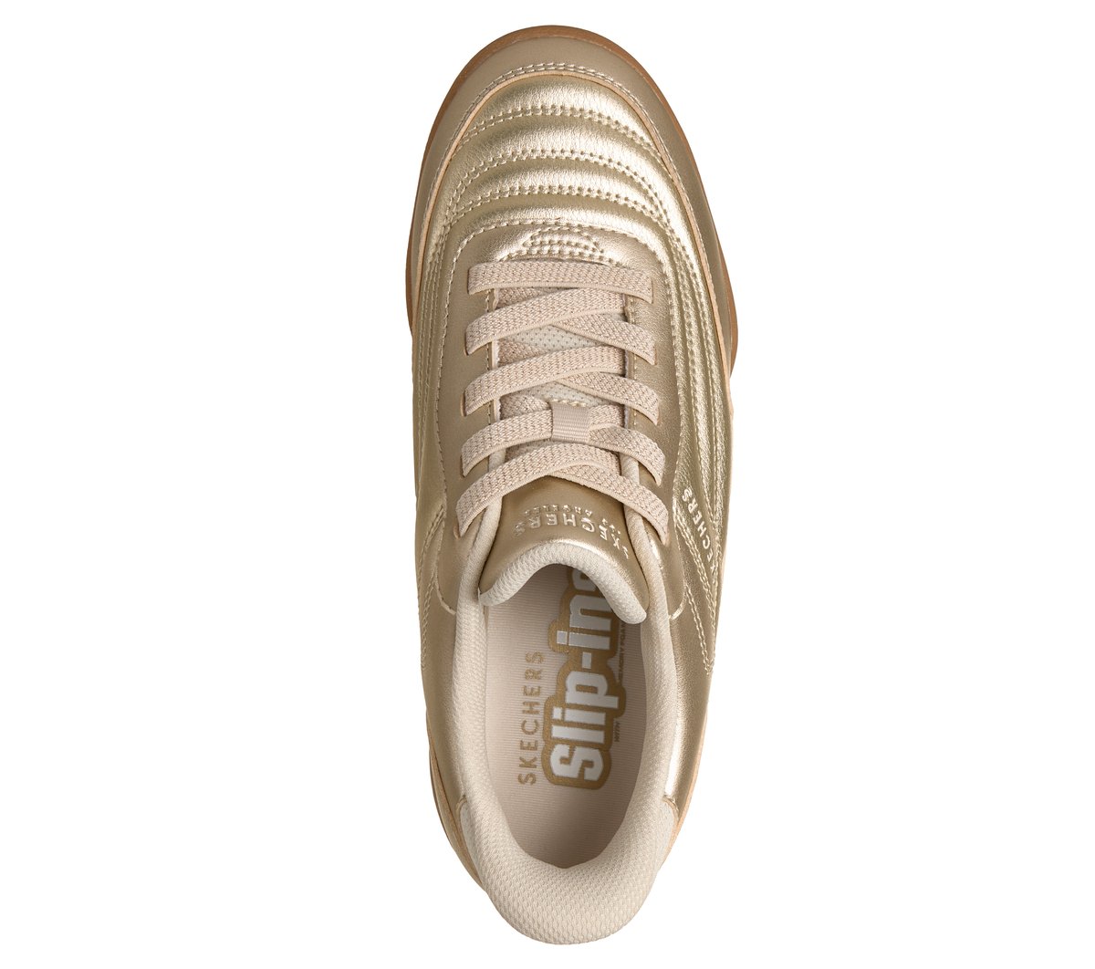 Skechers Donna Slip-Ins: Zinger Evo - Off Tha Pitch Sneaker In Champagne, Taglia 37.5 - 2
