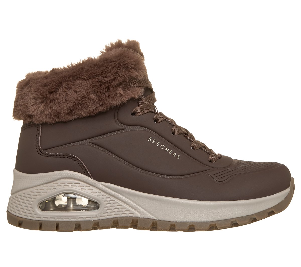 Skechers UNO Rugged - Arctic Avenue en Chocolate, talla 36