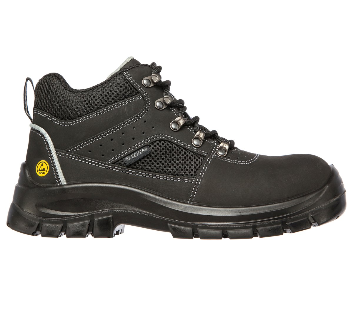 Skechers Work: Trophus - Letic ST en Negro, talla 46
