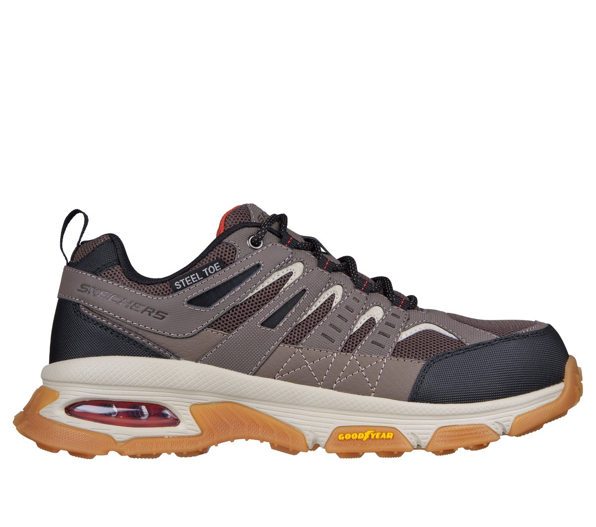 Work: Skech-Air Envoy Steel Toe - Arcket — TAUPE / BLACK