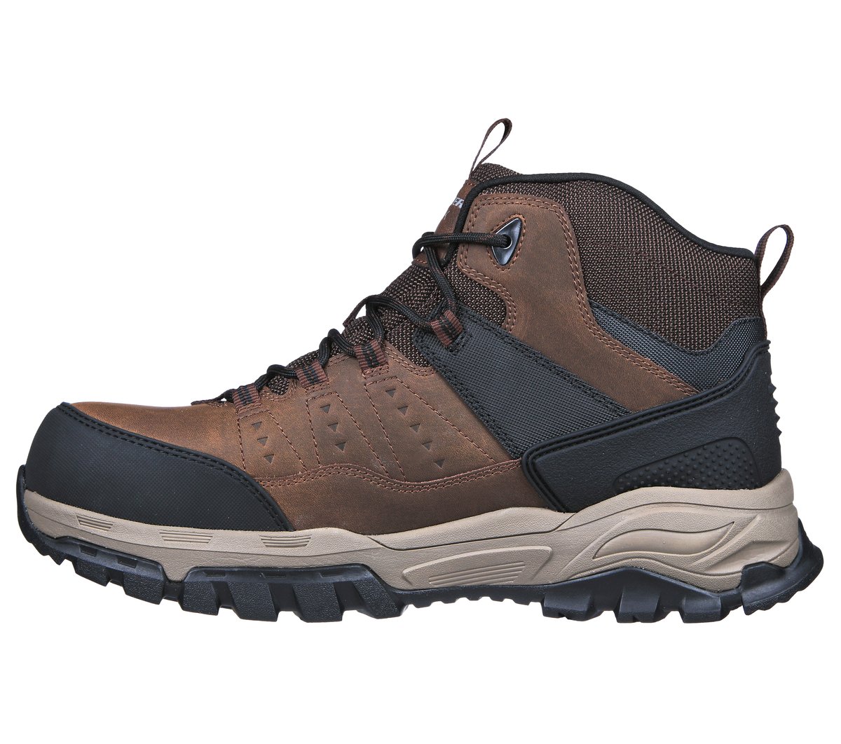 Work Waterproof: Arch Fit Tarver CT — BROWN / BLACK