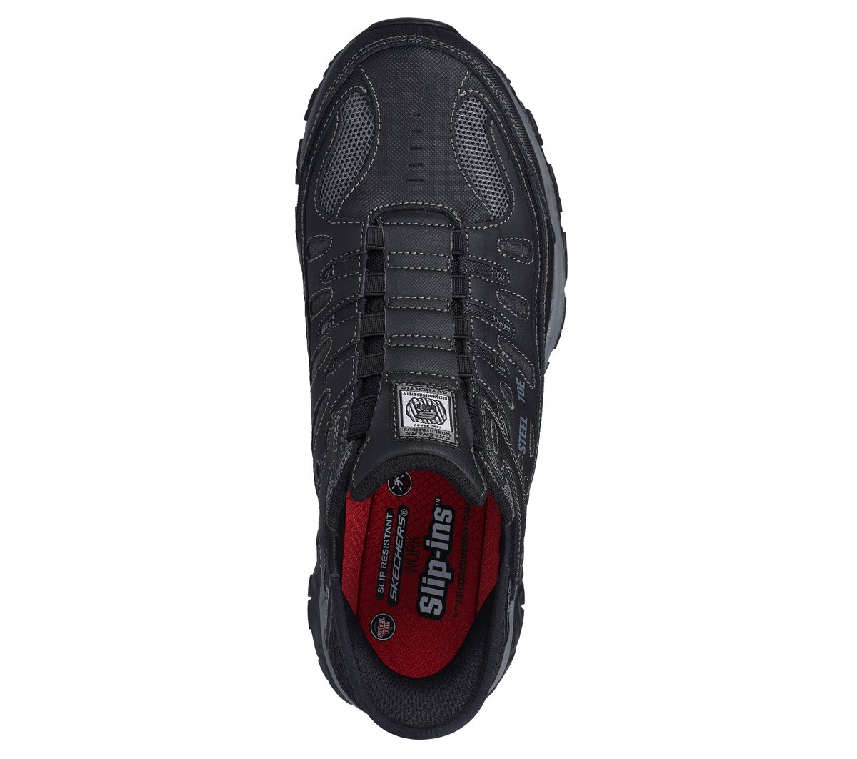 Skechers Black Steel Toe Men’s‎ Shoes Cankton Faison Sz 11 NEW in Box Men main image 4