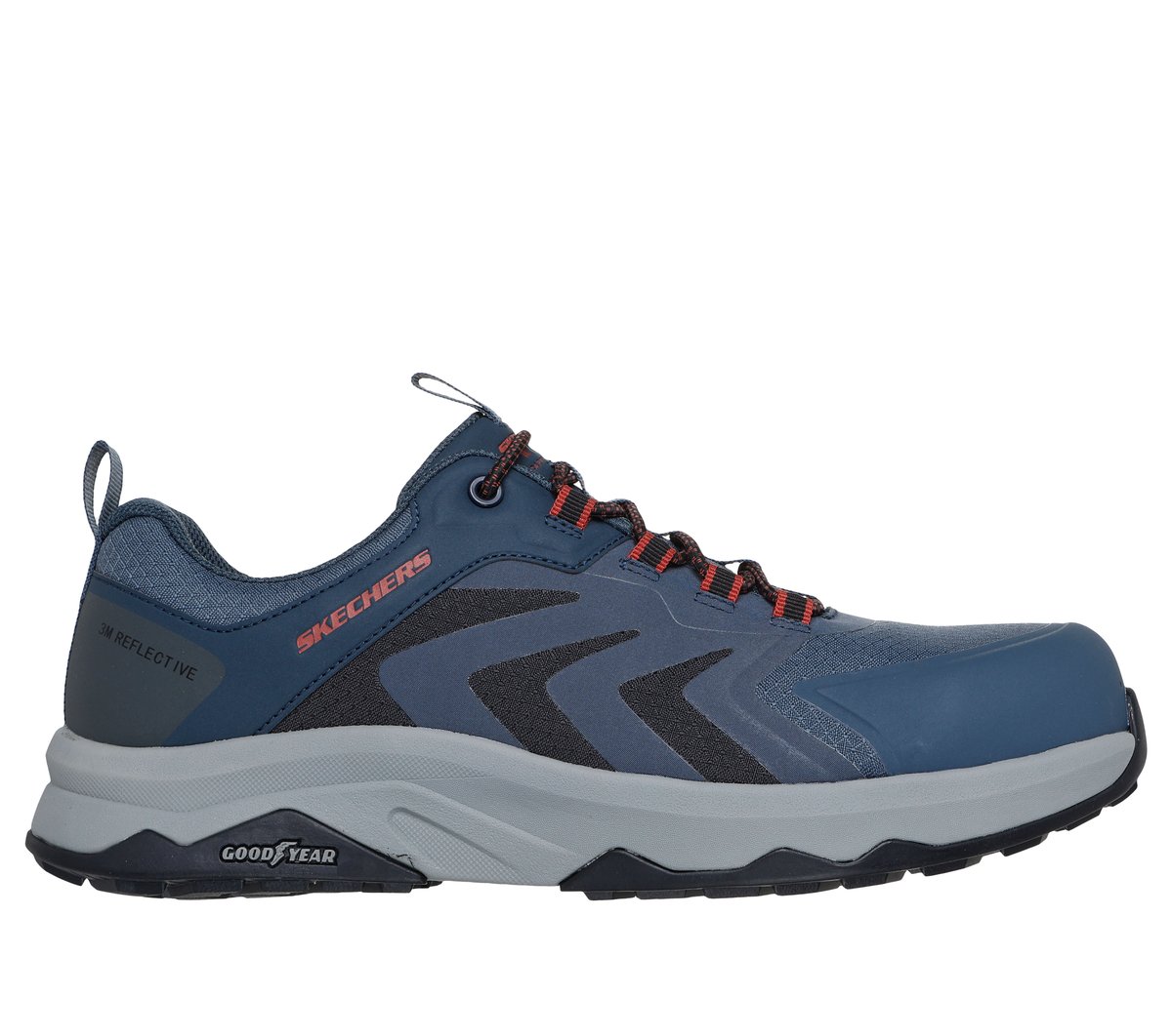 Skechers Work: Speed-Flex Trekker en Gris Pizarra, talla 39.5, Vegan