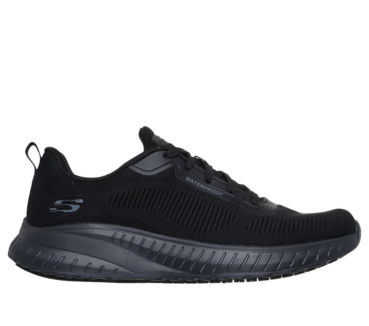 Skechers Work Waterproof Slip-Resistant: Squad Chaos en Negro, talla 40