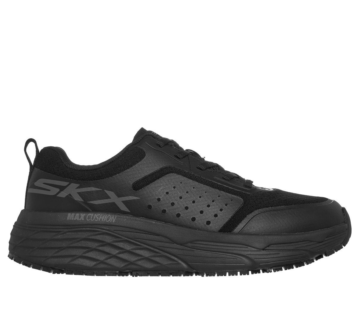 Work Slip-Resistant: Max Cushioning Elite — BLACK