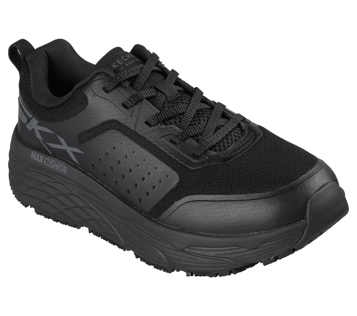 Work Slip-Resistant: Max Cushioning Elite — BLACK
