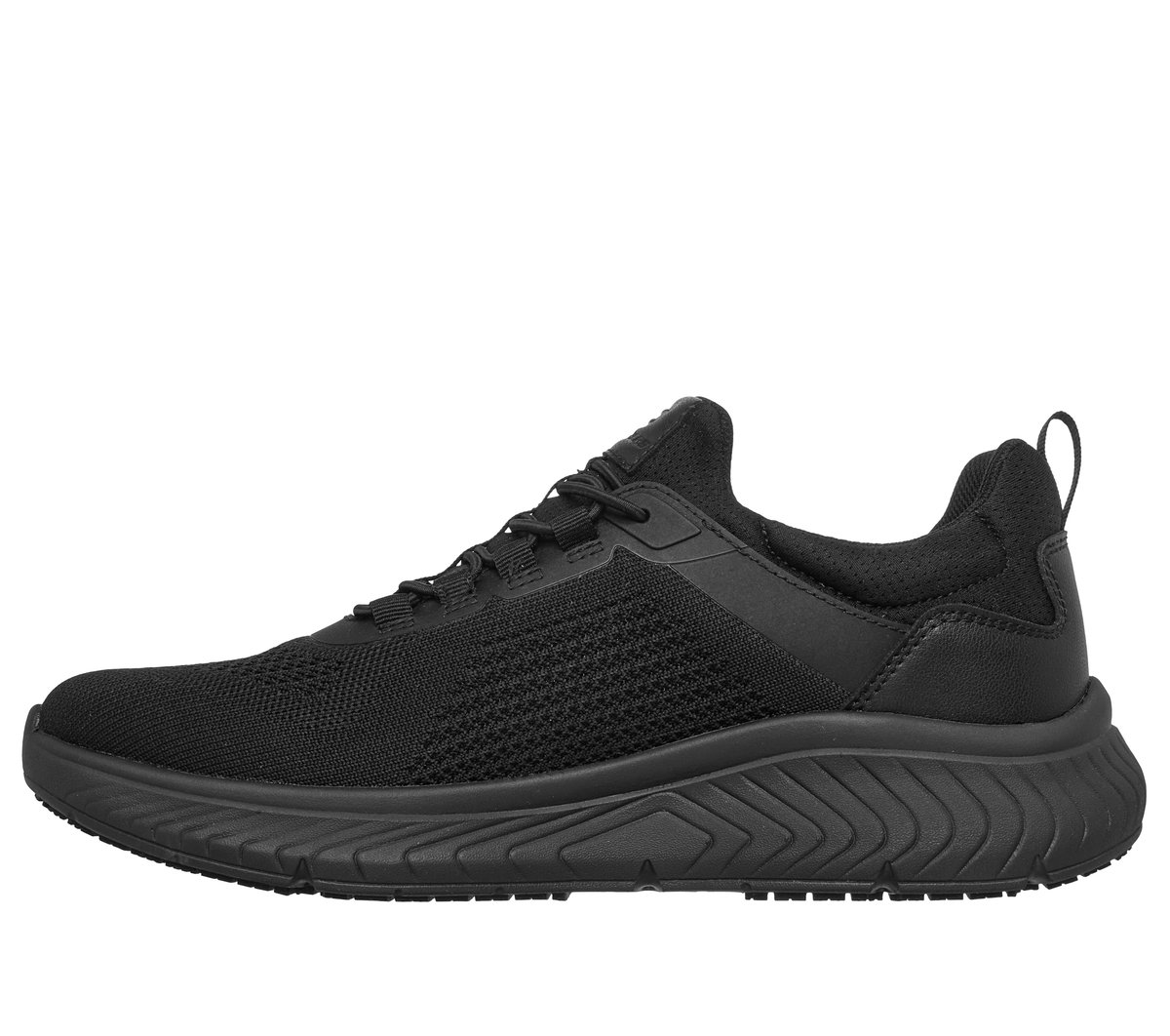 Work Slip Resistant: Arch Fit Crosser - Rowynn — BLACK