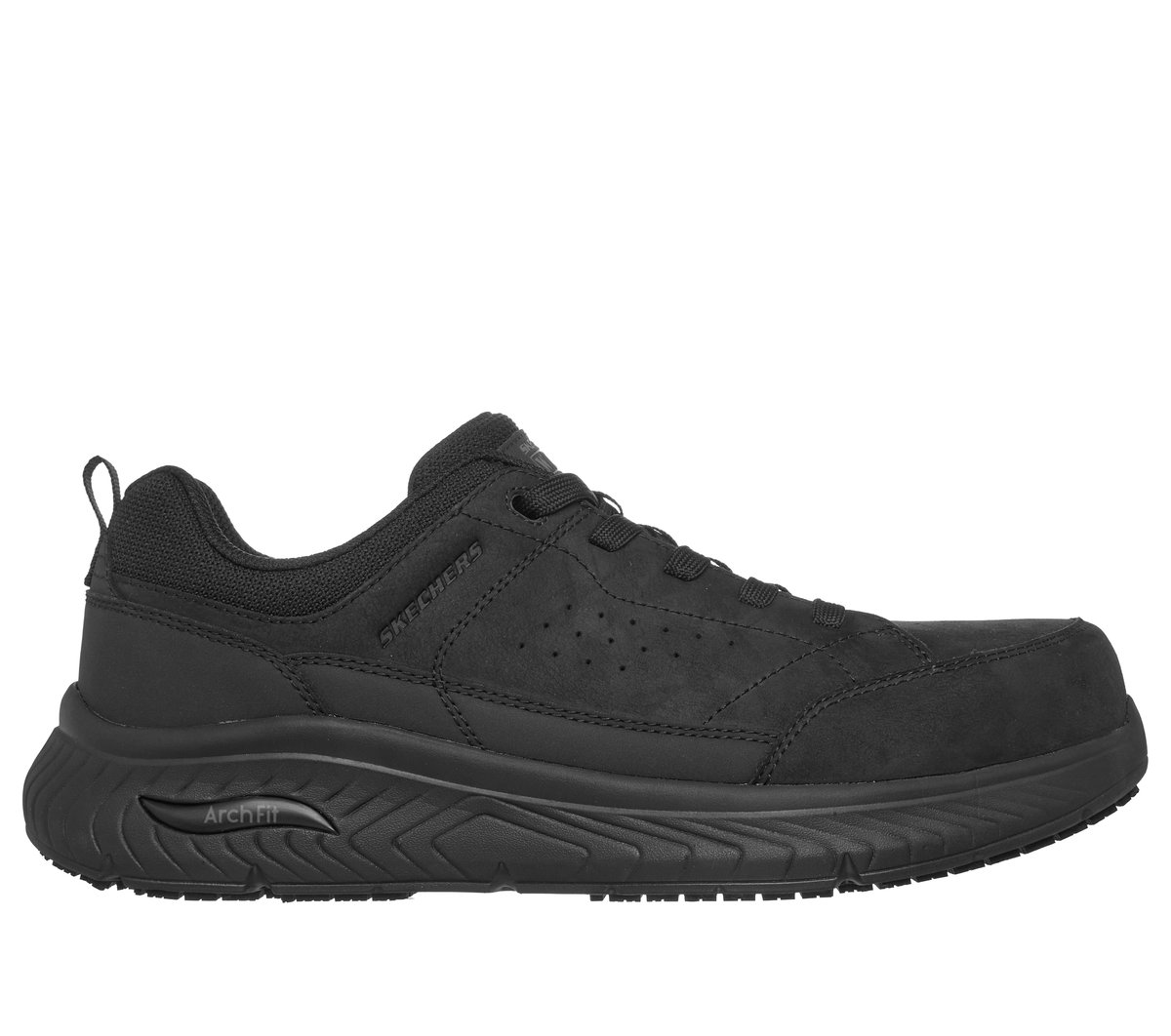 Work Slip-Resistant: Arch Fit Crosser - Vaultor — BLACK
