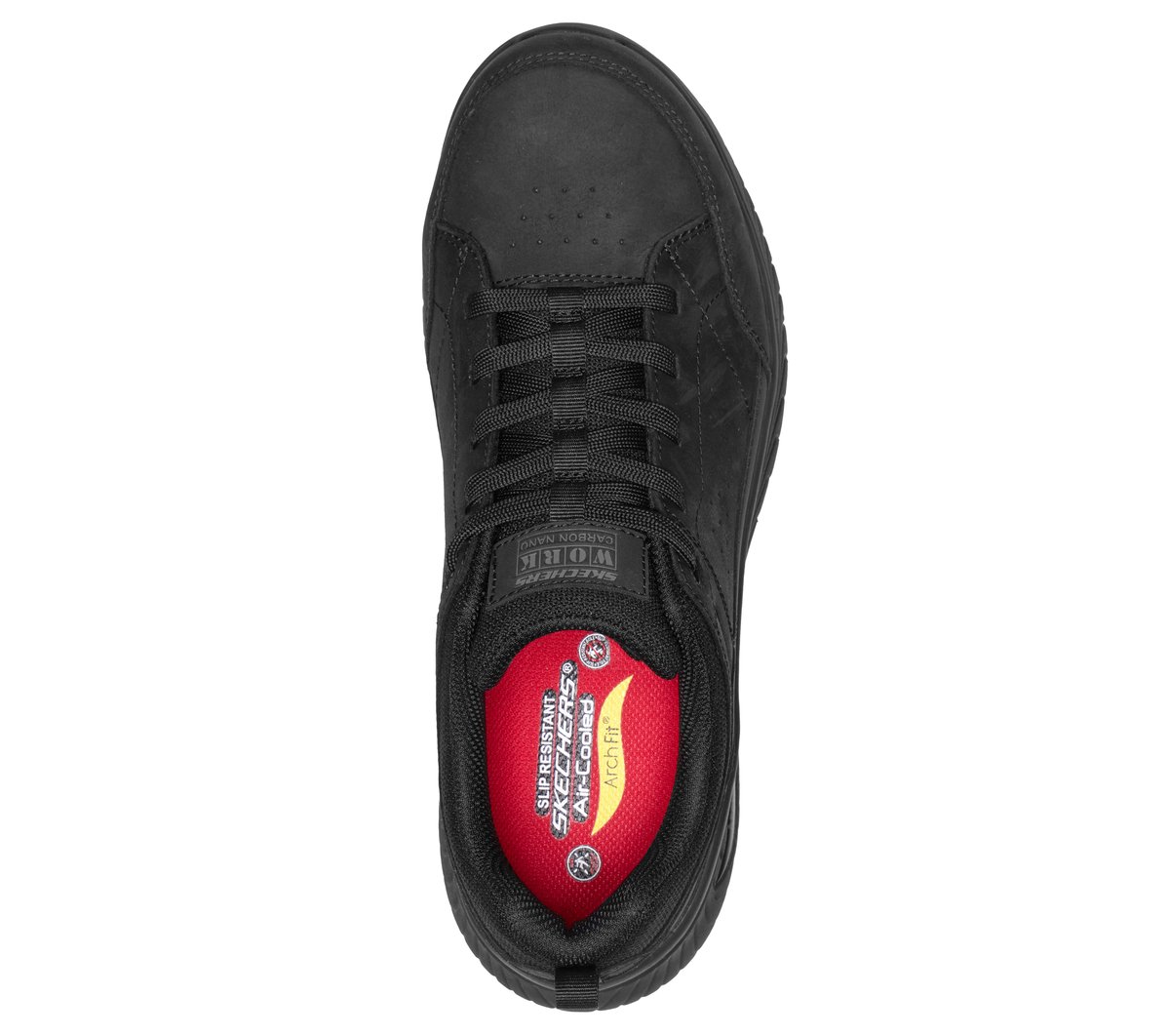 Work Slip-Resistant: Arch Fit Crosser - Vaultor — BLACK