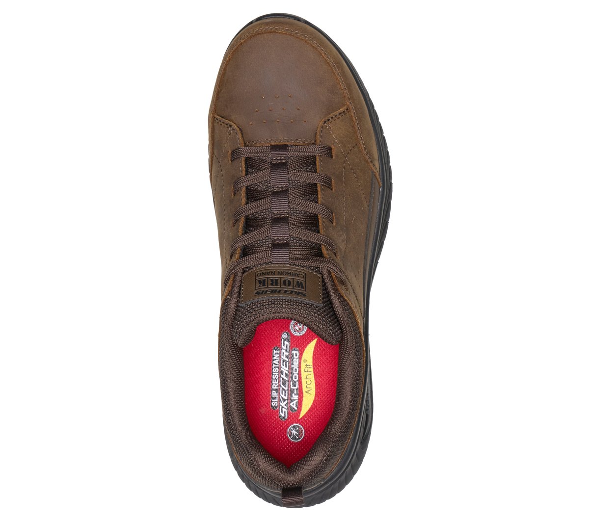 Work Slip-Resistant: Arch Fit Crosser - Vaultor — BROWN