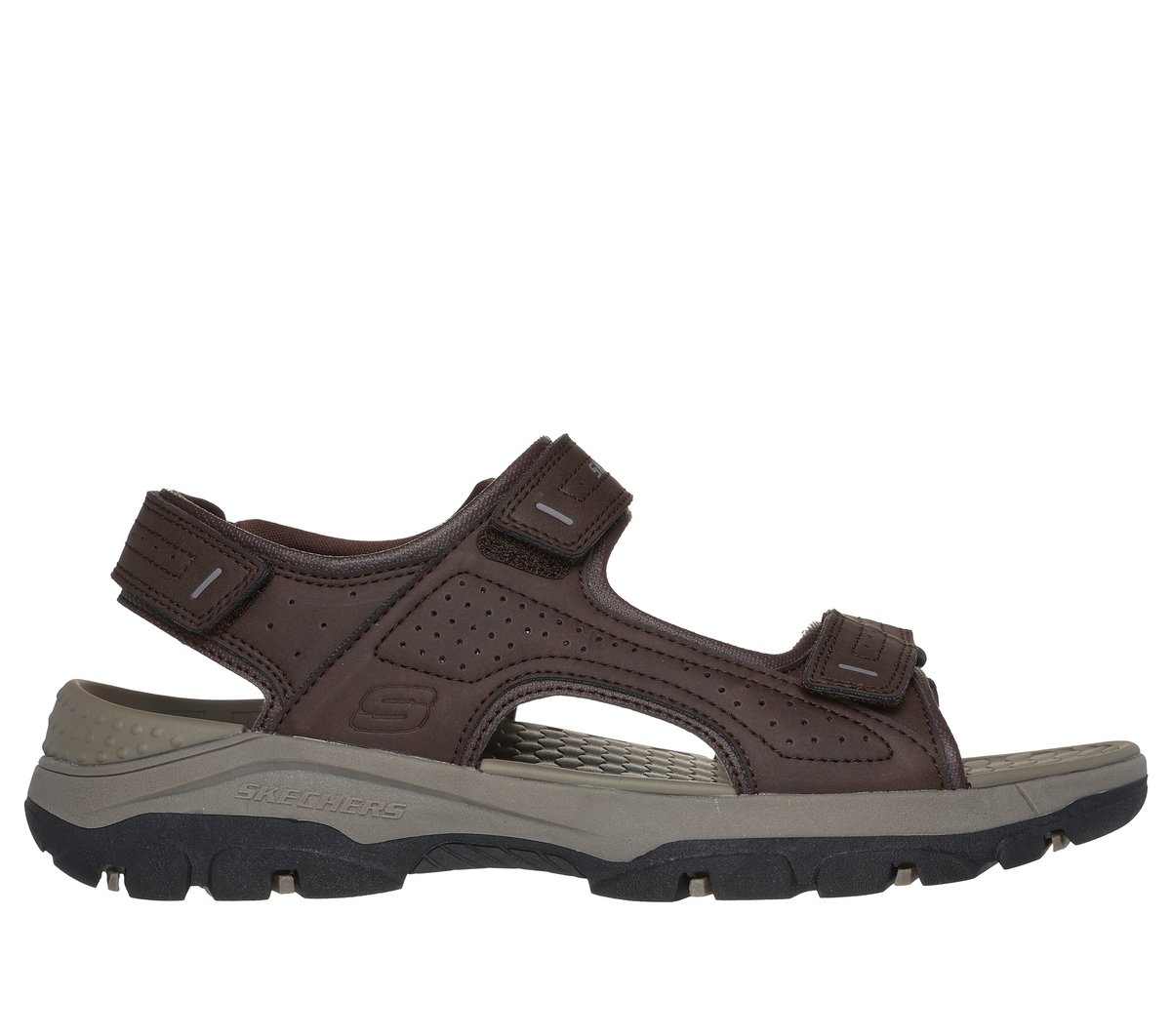 Skechers Relaxed Fit: TresHombre - Garo en Chocolate, talla 40, Vegan