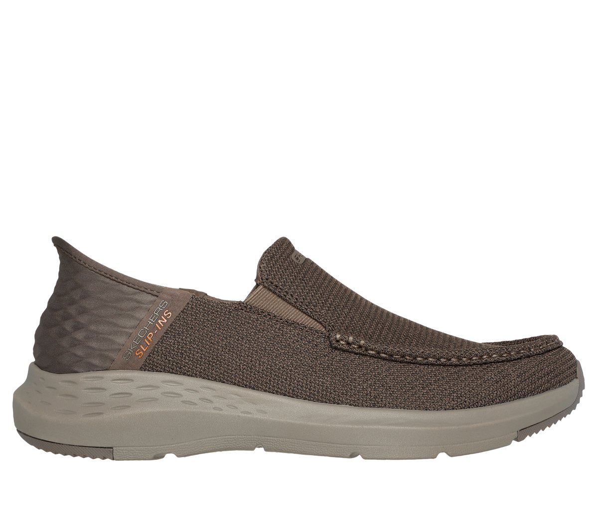Skechers Men's Taupe Slip-Ins Rf: Parson - Ralven Sneaker In Size 6 | Textile/Synthetic, Vegan, Machine Washable