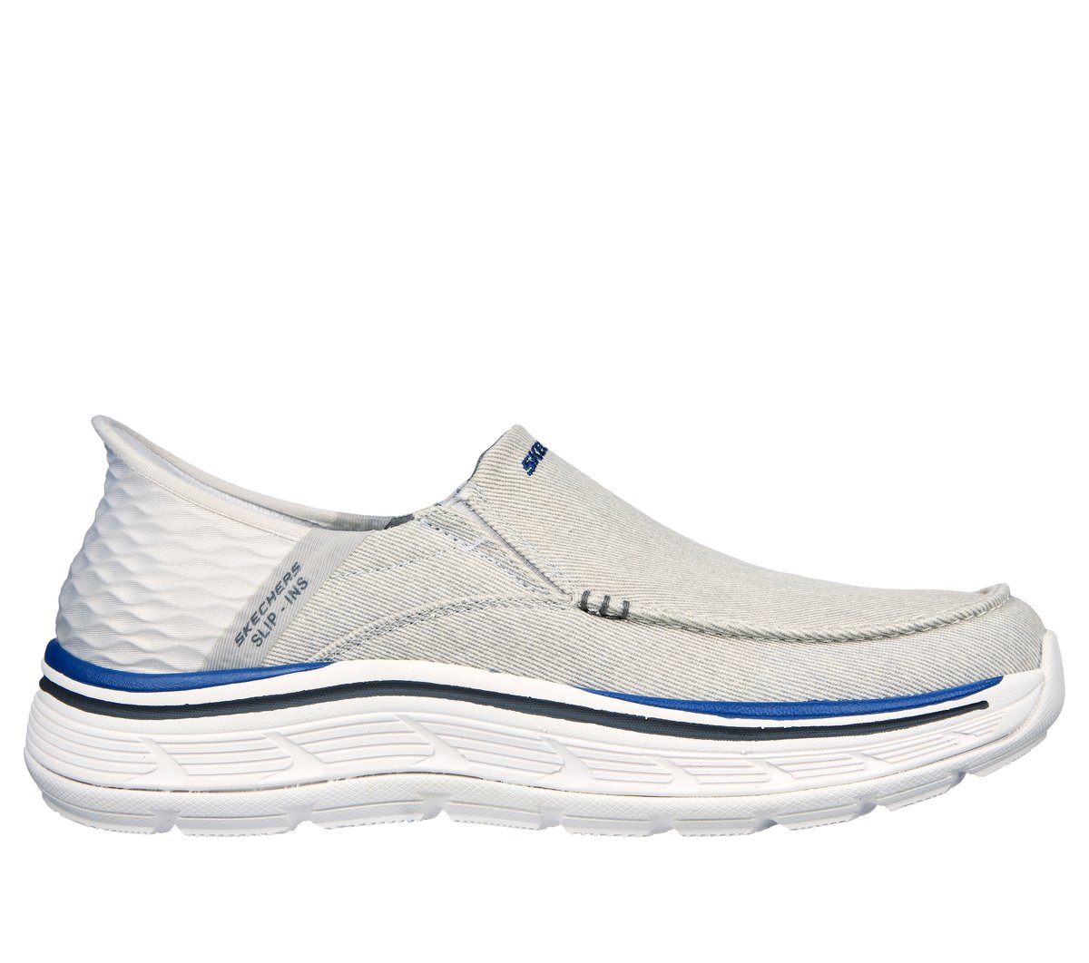 Skechers Slip-ins: Remaxed - Fenick en Gris, talla 41, Vegan