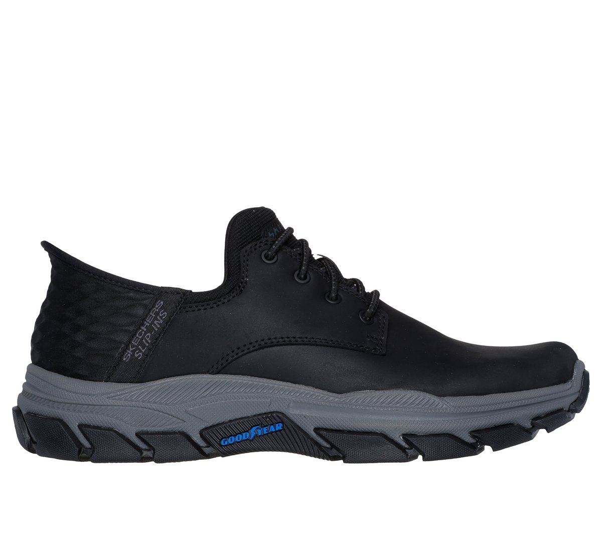Skechers Slip-ins: Respected - Garville en Negro, talla 47.5