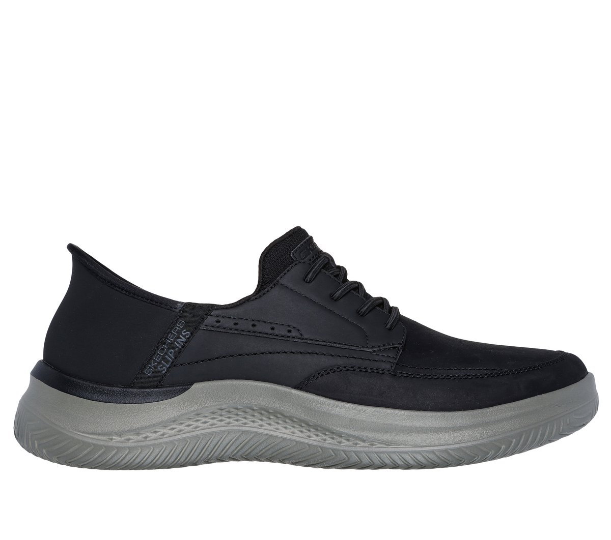 Skechers Slip-ins Relaxed Fit: Hasting - Rory en Negro, talla 45.5