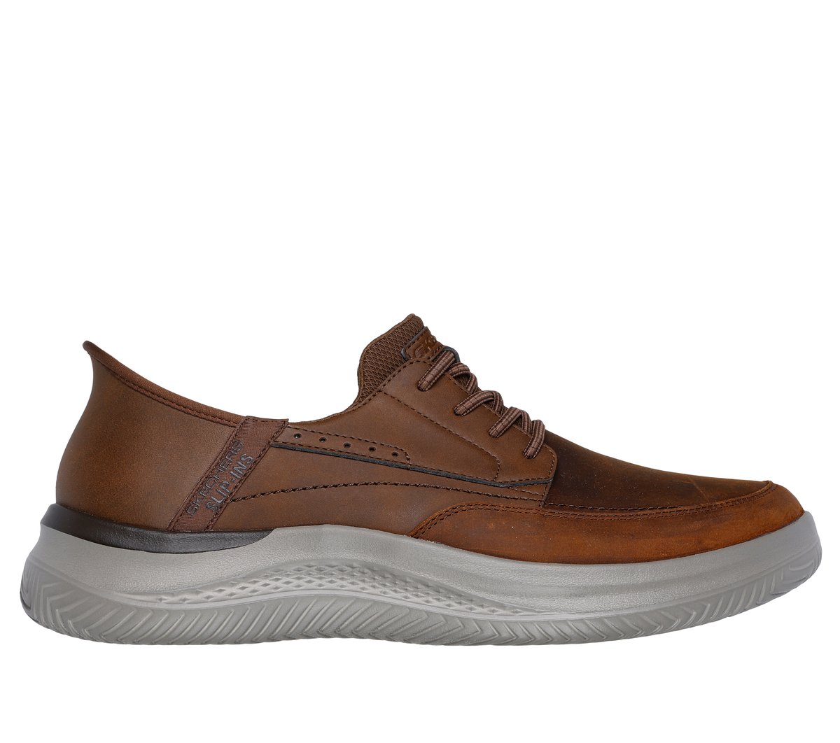 Skechers Slip-ins Relaxed Fit: Hasting - Rory en Marrón, talla 44