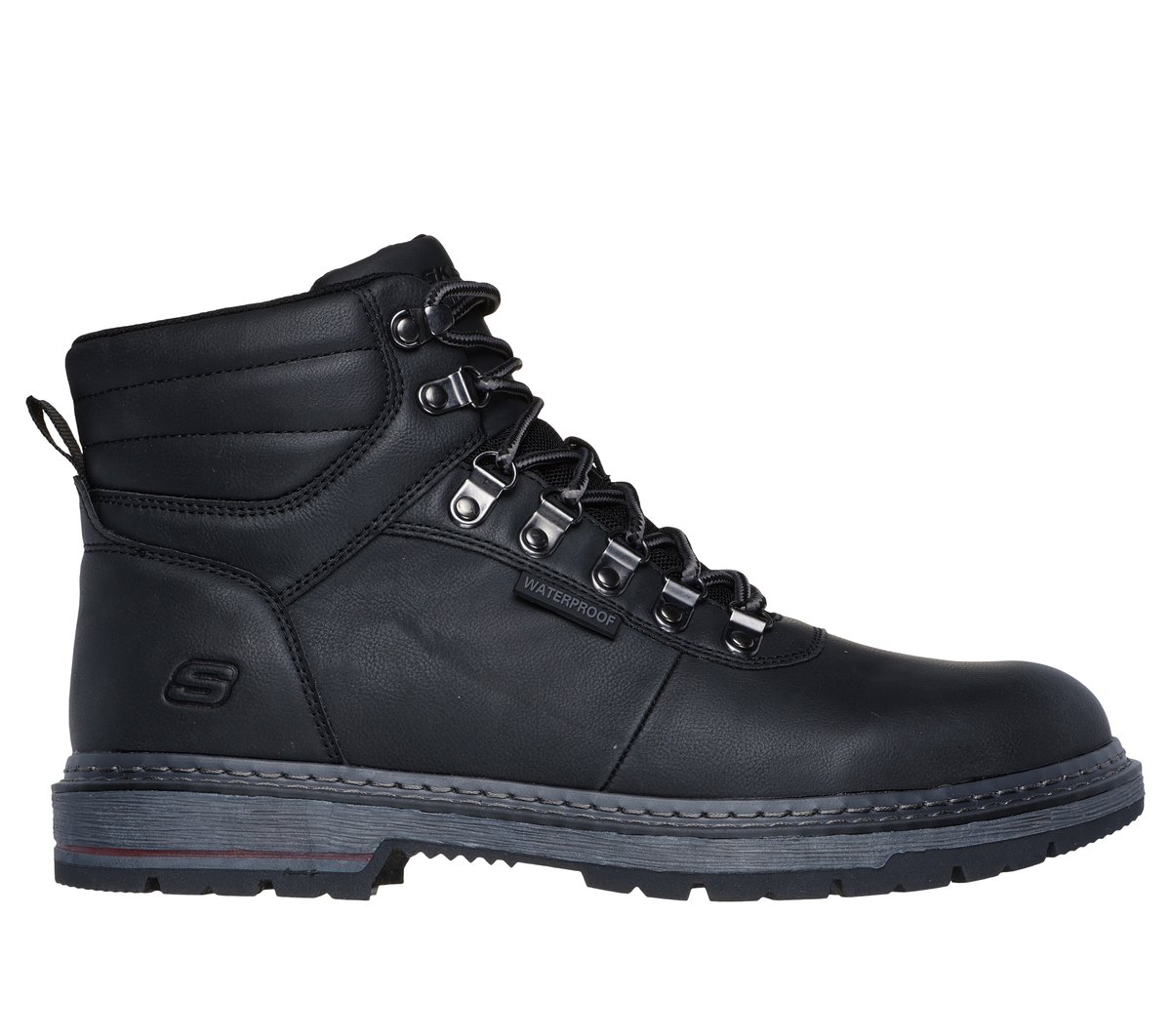 Skechers Waterproof Relaxed Fit: Corado - Jaxx en Negro, talla 39.5
